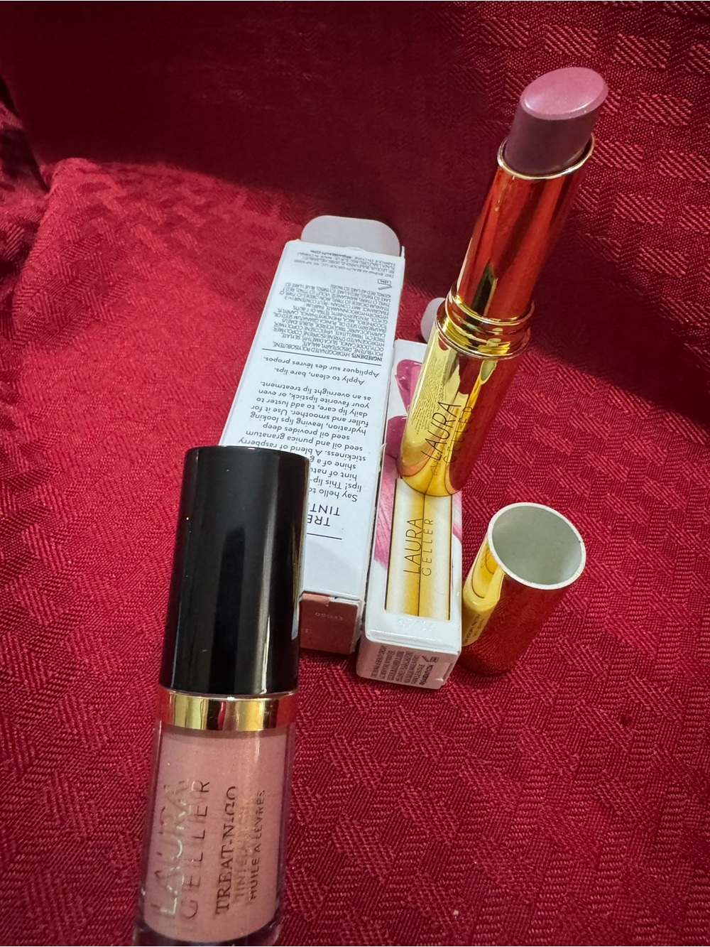 Laura Geller Tinted Lip Oil & Jelly Balm Duo in Rose - Picture 5 of 6